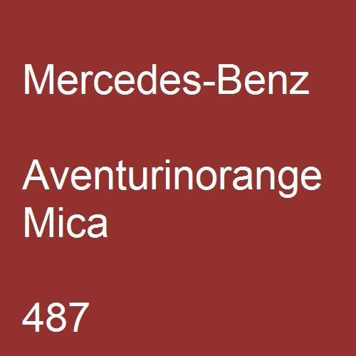 Mercedes-Benz, Aventurinorange Mica, 487.